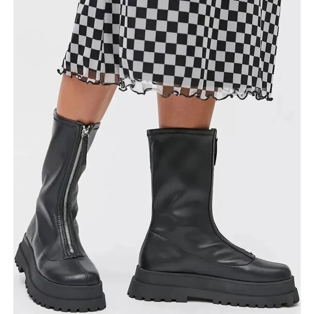 Zola Zip Platform Boot -Size 9 - Picture 4 of 13